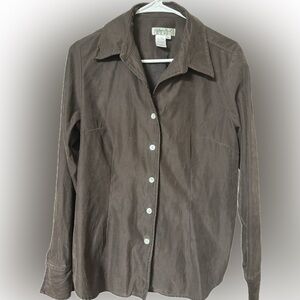 Coldwater Creek Brown Blouse